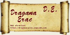Dragana Erac vizit kartica